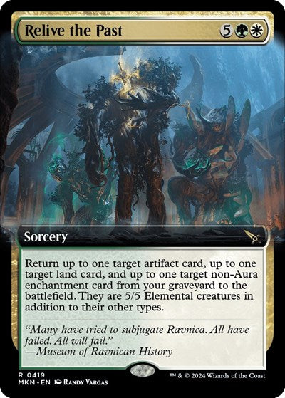 Relive the Past (Extended Art) (Murders at Karlov Manor) Near Mint Foil