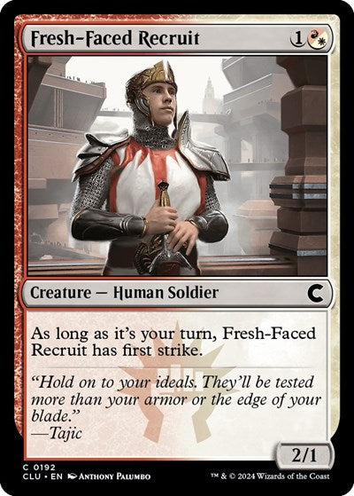 Fresh-Faced Recruit (Ravnica: Clue Edition) Light Play