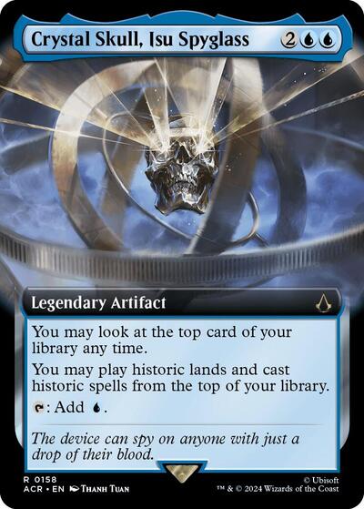 Crystal Skull, Isu Spyglass (Extended Art) (Universes Beyond: Assassin's Creed) Medium Play