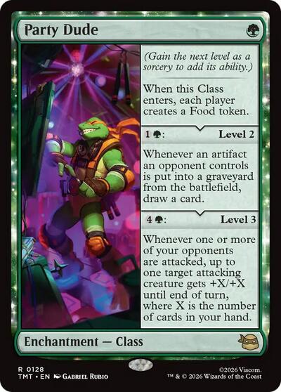 Party Dude (Teenage Mutant Ninja Turtles) Light Play