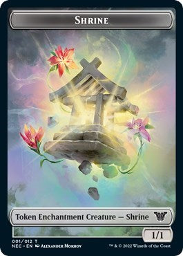 Shrine Token (Commander: Kamigawa: Neon Dynasty) Light Play