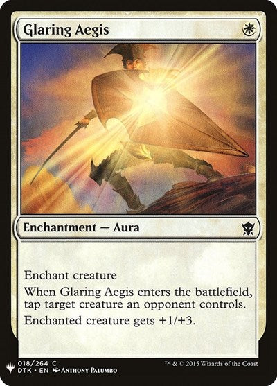 Glaring Aegis (Mystery Booster) Near Mint