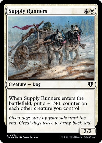 Supply Runners (Commander Masters) Near Mint Foil