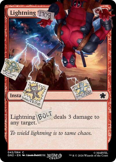 Lightning Bolt (042) (Secret Lair) Near Mint
