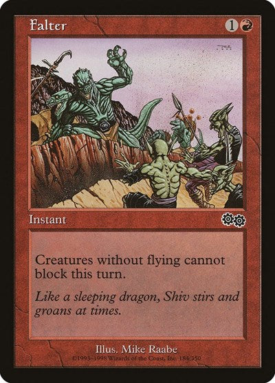 Falter (Urza's Saga) Medium Play