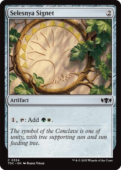 Selesnya Signet (Commander: Tarkir: Dragonstorm) Near Mint