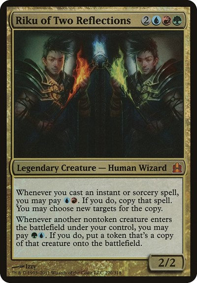 Riku of Two Reflections (Commander) (Oversize Cards) Near Mint Foil