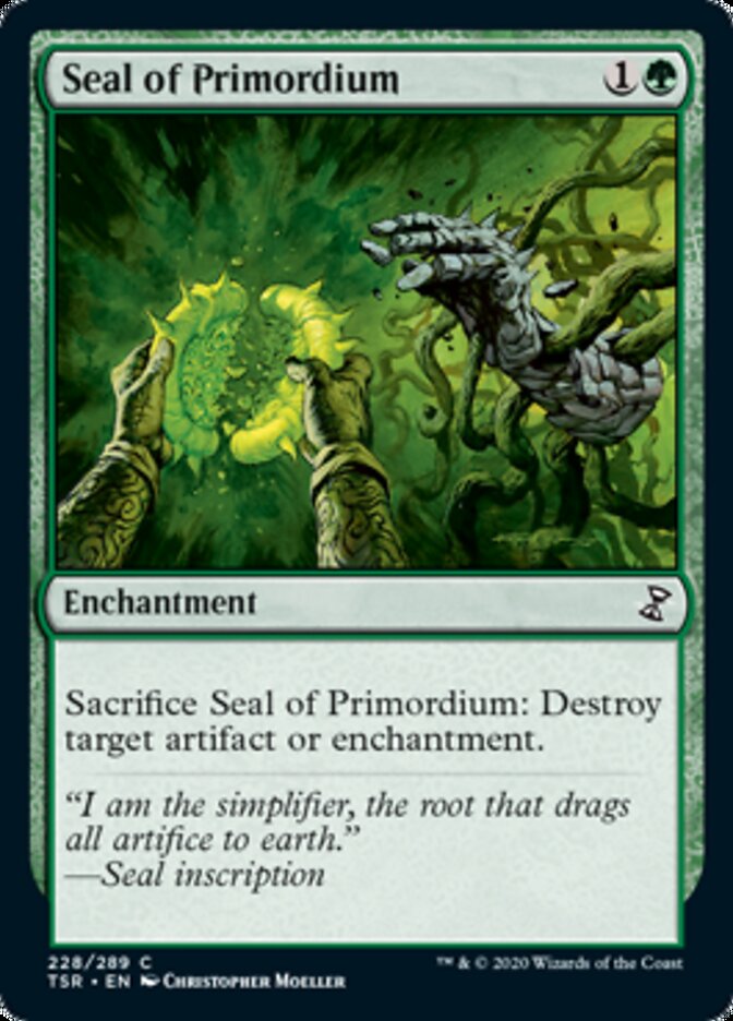 Seal of Primordium (Time Spiral Remastered) Light Play Foil