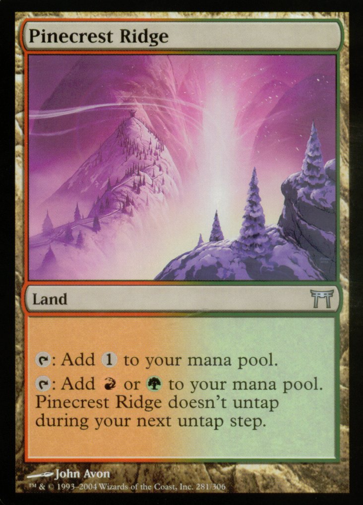 Pinecrest Ridge (Champions of Kamigawa) Near Mint Foil