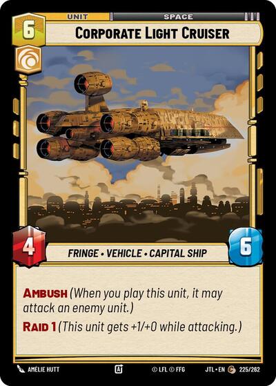 Corporate Light Cruiser (Jump to Lightspeed) Near Mint