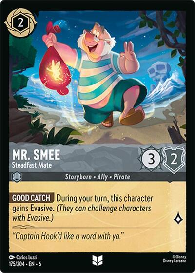 Mr. Smee - Steadfast Mate (Azurite Sea) Near Mint Cold Foil