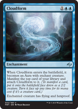 Cloudform (Fate Reforged) Heavy Play Foil