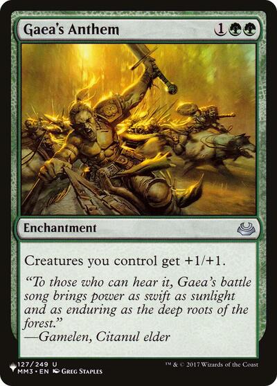 Gaea's Anthem (MM3) (The List) Near Mint