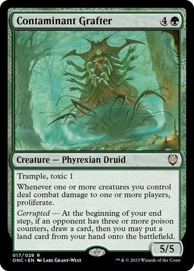 Contaminant Grafter (Commander: Phyrexia: All Will Be One) Damaged / Poor