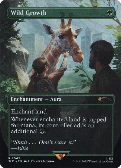 Wild Growth (Rainbow Foil) (Secret Lair) Near Mint Foil