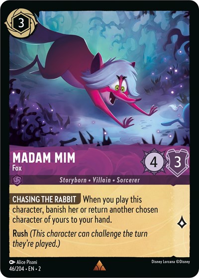Madam Mim - Fox (Rise of the Floodborn) Near Mint Cold Foil