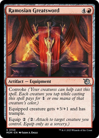 Ramosian Greatsword (March of the Machine) Medium Play Foil