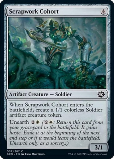 Scrapwork Cohort (The Brothers' War) Light Play Foil