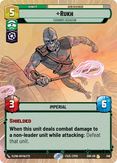 Rukh Thrawn's Assassin (Hyperspace) (Spark of Rebellion) Near Mint Foil