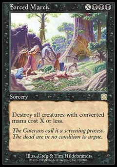 Forced March (Mercadian Masques) Medium Play