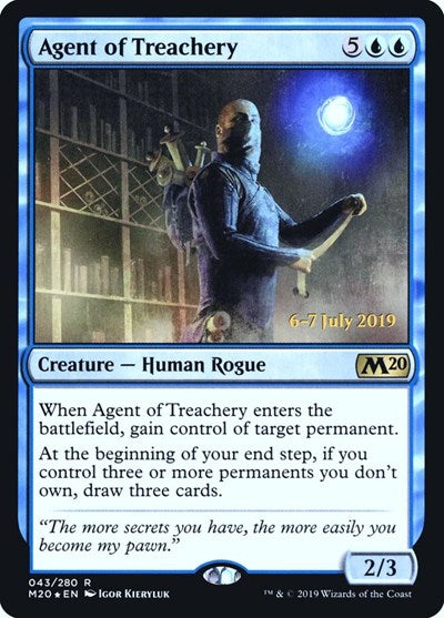 Agent of Treachery (Promos: Prerelease Cards) Light Play Foil