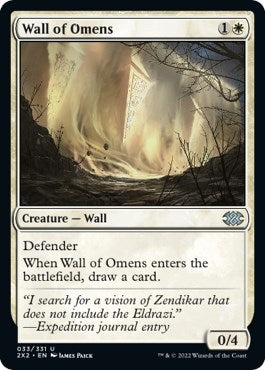 Wall of Omens (Double Masters 2022) Near Mint