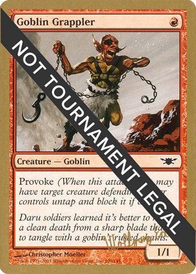 Goblin Grappler - 2003 Wolfgang Eder (LGN) (World Championship Decks) Light Play