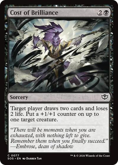 Cost of Brilliance|12|0|0.00