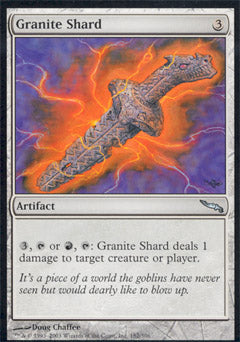 Granite Shard (Mirrodin) Medium Play Foil