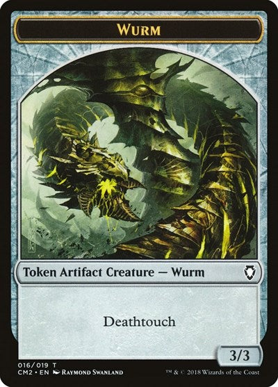 Wurm Token (Deathtouch) (Commander Anthology Volume II) Light Play