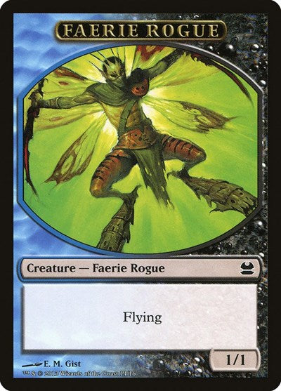 Faerie Rogue Token (Blue/Black) (Modern Masters) Medium Play