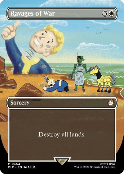 Ravages of War (Borderless) (Universes Beyond: Fallout) Light Play