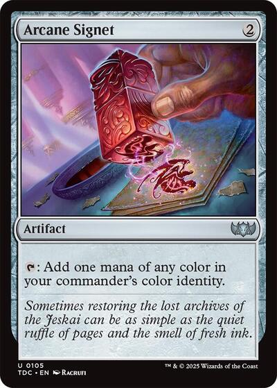 Arcane Signet (Commander: Tarkir: Dragonstorm) Light Play