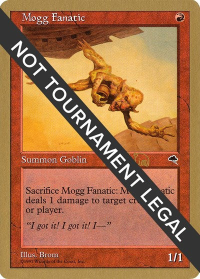Mogg Fanatic - 1999 Mark Le Pine (TMP) (World Championship Decks) Medium Play
