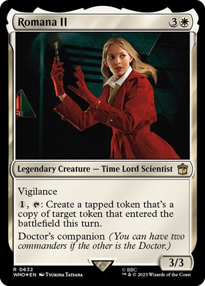 Romana II (Surge Foil) (Universes Beyond: Doctor Who) Near Mint Foil
