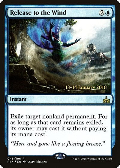 Release to the Wind (Promos: Prerelease Cards) Light Play Foil