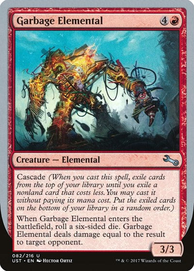 Garbage Elemental (D) (Unstable) Light Play Foil