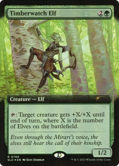 Timberwatch Elf (Extended Art) (Secret Lair) Near Mint Foil
