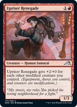 Upriser Renegade (Kamigawa: Neon Dynasty) Near Mint Foil