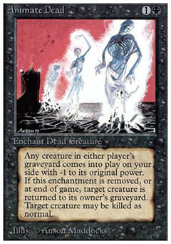 Animate Dead (Unlimited) Damaged / Poor