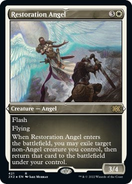 Restoration Angel (Foil Etched) (Double Masters 2022) Near Mint Foil