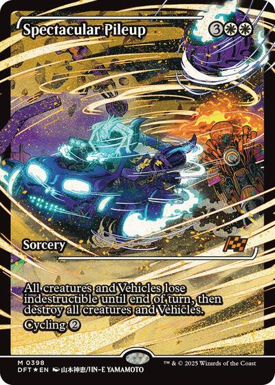 Spectacular Pileup (Showcase) (Aetherdrift) Near Mint Foil Japanese
