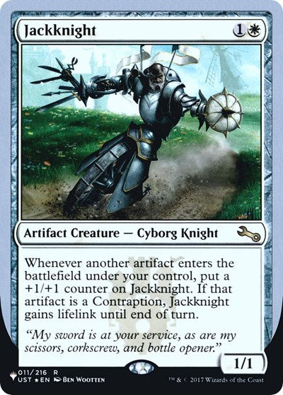 Jackknight (The List) Near Mint Foil