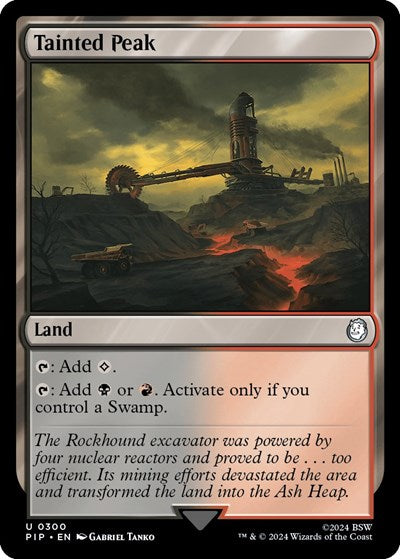 Tainted Peak (Universes Beyond: Fallout) Light Play Foil