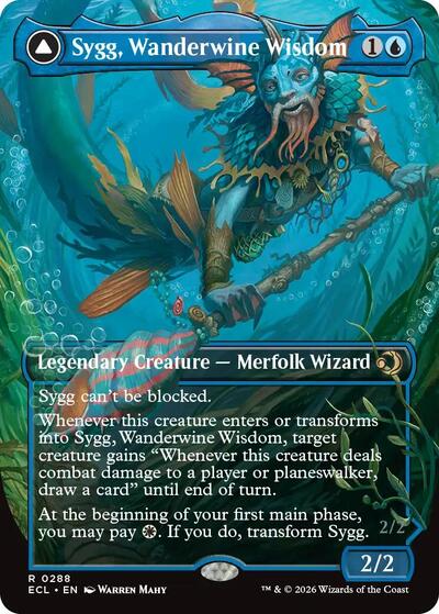 Sygg, Wanderwine Wisdom (Borderless) (Lorwyn Eclipsed) Near Mint