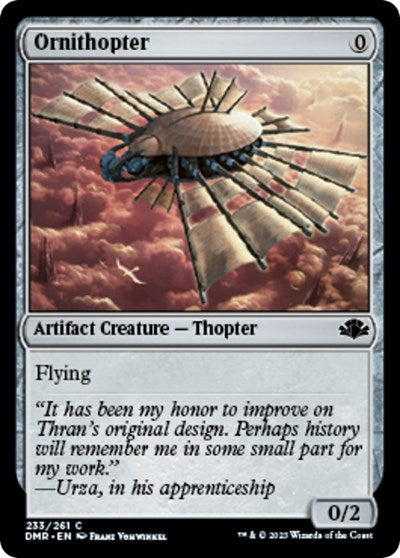 Ornithopter (Dominaria Remastered) Near Mint Foil