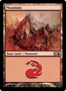 Mountain (243) (Magic 2010 Core Set) Near Mint Foil