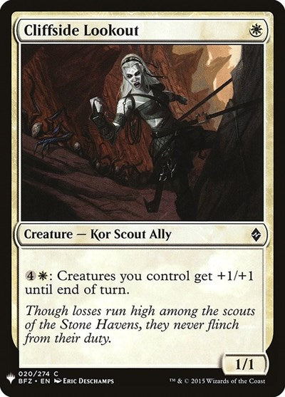 Cliffside Lookout (Mystery Booster) Near Mint