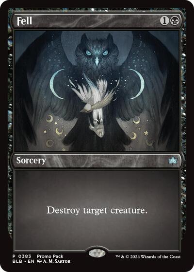 Fell (Promo Pack: Bloomburrow) Near Mint Foil