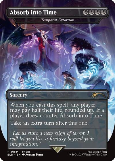 Absorb into Time - Temporal Extortion (Secret Lair) Near Mint